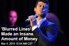 &#39;Blurred Lines&#39; Made an Insane Amount of Money