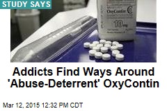 Addicts Find Ways Around &#39;Abuse-Deterrent&#39; OxyContin
