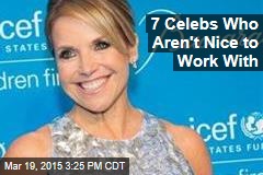 7 Celebs Who Aren&#39;t Nice to Work With