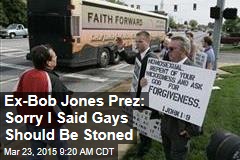 Ex-Bob Jones Prez: Sorry I Said Gays Should Be Stoned