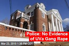 Police: No Evidence of UVa Gang Rape