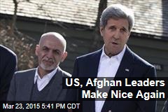 US, Afghan Leaders Make Nice Again