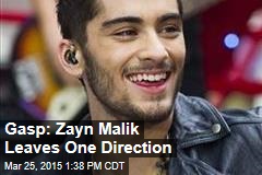 Gasp: Zayn Malik Leaves One Direction