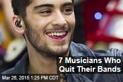 7 Musicians Who Quit Their Bands