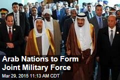 Arab Nations to Form Joint Military Force