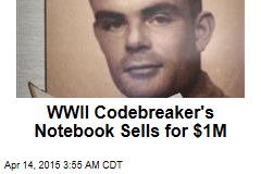 WWII Codebreaker&#39;s Notebook Sells for $1M