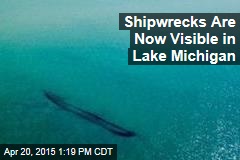 Winter&#39;s End Reveals Shipwrecks in Lake Michigan