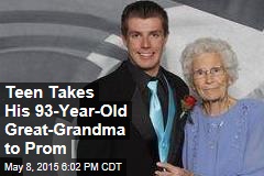 Teen Takes His 93-Year-Old Great-Grandma to Prom