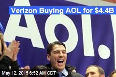 Verizon Buying AOL for $4.4B