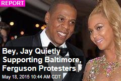Bey, Jay Quietly Supporting Baltimore, Ferguson Protesters