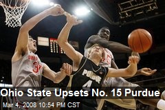 Ohio State Upsets No. 15 Purdue