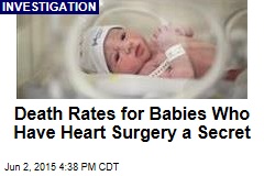 Death Rates for Babies Who Have Heart Surgery a Secret