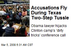 Accusations Fly During Texas Two-Step Tussle