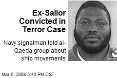 Ex-Sailor Convicted in Terror Case
