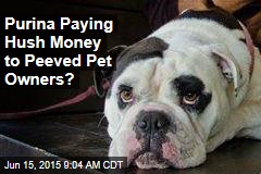 Purina Paying Hush Money to Peeved Pet Owners?