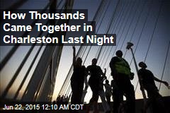 Thousands Pack Charleston Bridge in Show of Unity