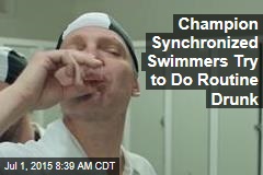 Champion Synchronized Swimmers Try to Do Routine Drunk