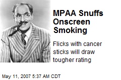 MPAA Snuffs Onscreen Smoking