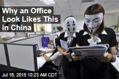 Why an Office Look Likes This in China