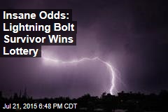 Lightning Bolt Survivor Wins Lottery