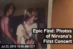 Epic Find: Photos From Nirvana&#39;s First Concert