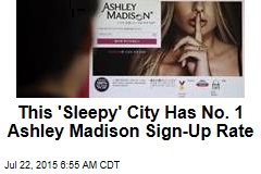 &#39;Sleepy&#39; City Has Highest Affair Site Sign-Up Rate