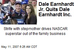 Dale Earnhardt Jr. Quits Dale Earnhardt Inc.