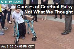 Causes of Cerebral Palsy Not What We Thought