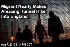 Migrant Nearly Makes Amazing Tunnel Hike Into England