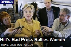 Hill's Bad Press Rallies Women