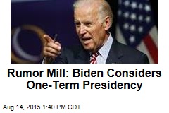 Rumors About Biden And, Yes, Gore Liven Up Race