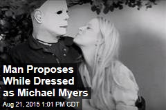 Man Proposes While Dressed as Michael Myers