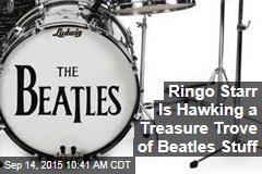 Ringo Starr Is Hawking a Treasure Trove of Beatles Stuff