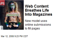 Web Content Breathes Life Into Magazines