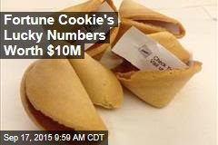 Fortune Cookie&#39;s Lucky Numbers Worth $10M
