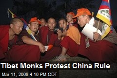 Tibet Monks Protest China Rule