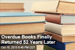Overdue Books Finally Returned 52 Years Later