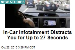 In-Car Infotainment Distracts You for Up to 27 Seconds