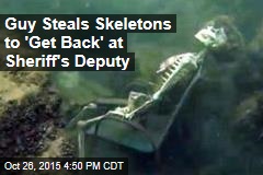 Diver Steals River Skeletons to Get Back at Sheriff&#39;s Deputy