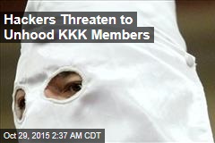 Hackers Threaten to Unhood KKK Members