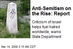 Anti-Semitism on the Rise: Report