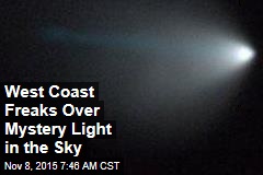 West Coast Freaks Over Mystery Light in Sky