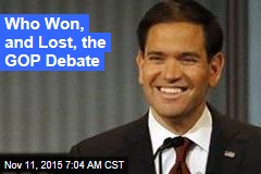 Who Won, Lost GOP Debate