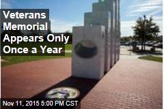 Veterans Memorial Appears Only Once a Year