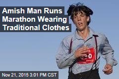 Amish Man Runs Marathon Wearing Traditional Clothes