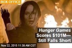 Hunger Games Scores $101M&mdash; Still Falls Short