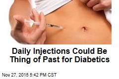Daily Injections Could Be Thing of Past for Diabetics