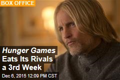 Hunger Games Eats Its Rivals a 3rd Week