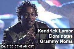 Kendrick Lamar Dominates Grammy Noms