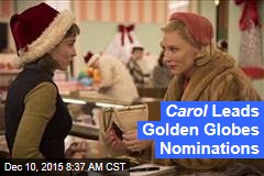 Carol Leads Golden Globes Nominations